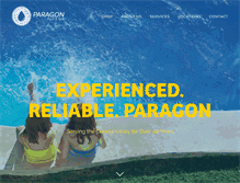 Tablet Screenshot of paragonpoolspa.com